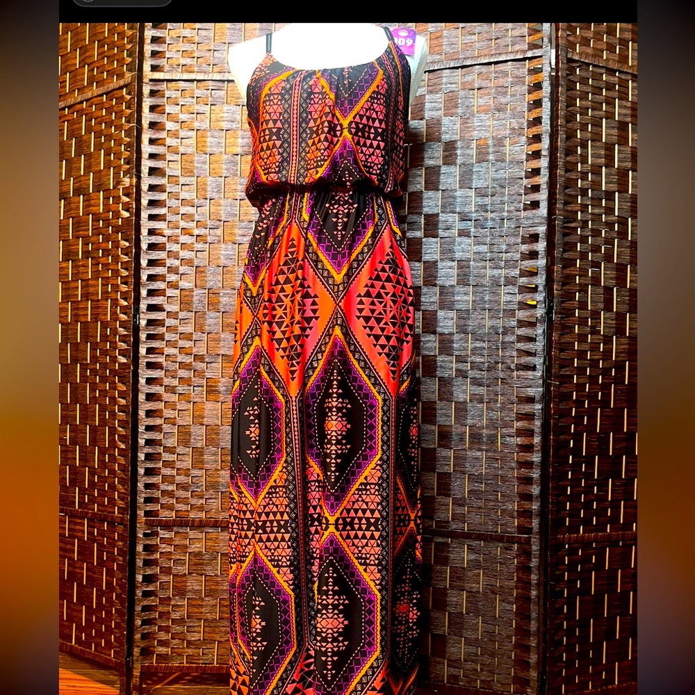 Charlotte Russe Strapless Dress - Black and Pink